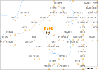 map of Mefo