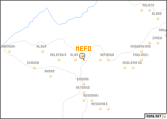 map of Mefo
