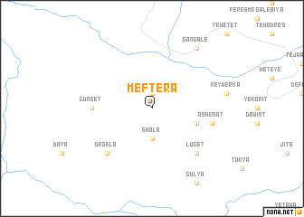 map of Meftʼera