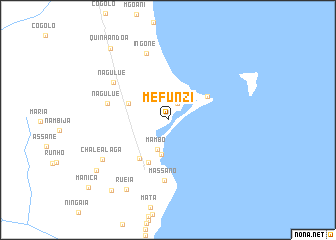 map of Mefunzi