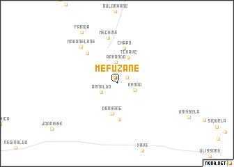 map of Mefuzane