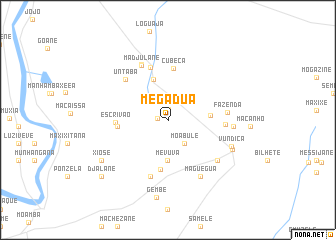 map of Megadua