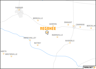 map of Megahee