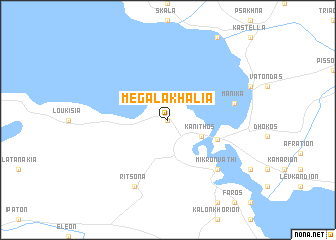 map of Megála Khalía