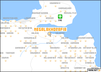 map of Megála Khoráfia