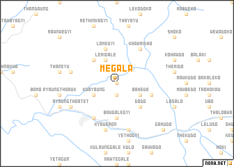 map of Mègala