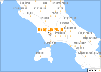 map of Megáli Epiliá