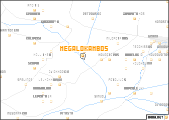 map of Megalókambos