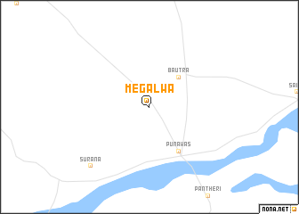 map of Megalwa