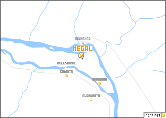map of Megal
