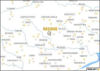 map of Megamo