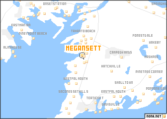 map of Megansett