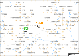 map of Mega