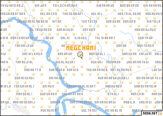 map of Megchāmi