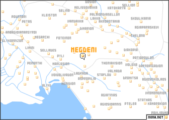 map of Megdéni