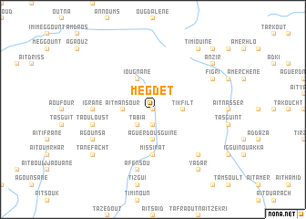 map of Megdet