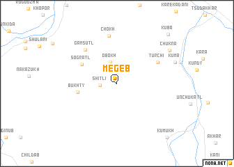 map of Megeb