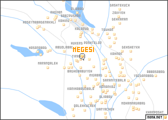 map of Megesī