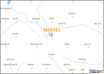 map of Megezez