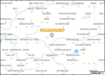 map of Meggerdorf