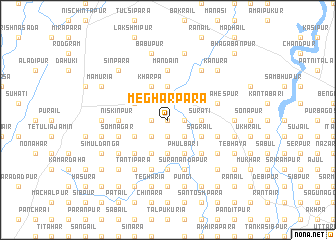 map of Megharpāra