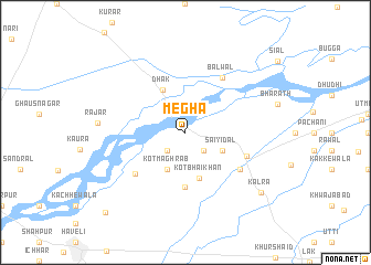 map of Megha