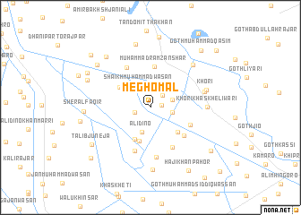 map of Megho Mal