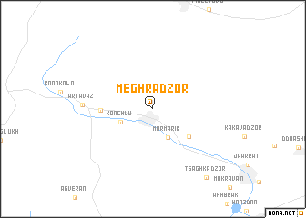 map of Meghradzor