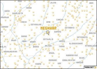 map of Meghwār