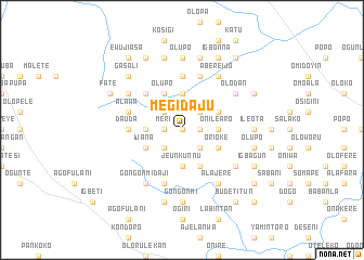 map of Megidaju