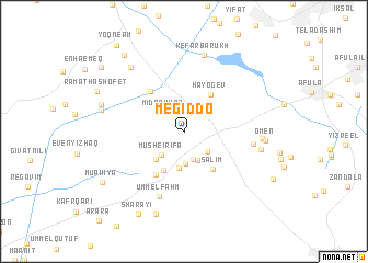 map of Megiddo