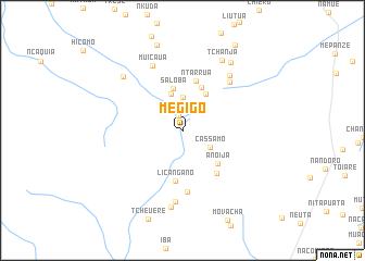 map of Megigo