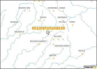 map of Megiranu Number 1