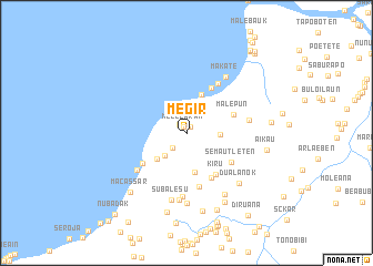 map of Megir