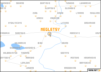 map of Megletsy