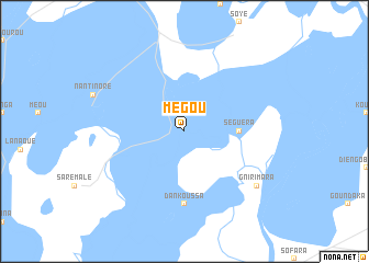 map of Mégou