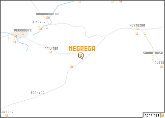 map of Megrega