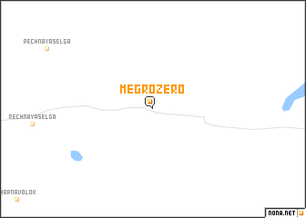 map of Megrozero