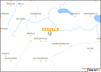 map of Méguéla