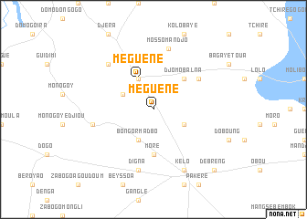 map of Méguéné