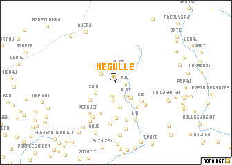 map of Mëgullë