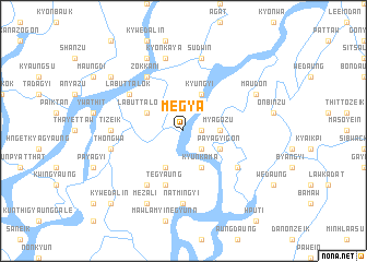 map of Megya