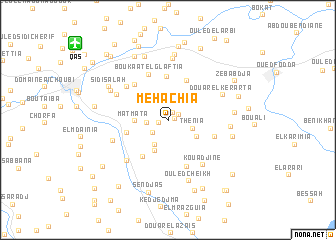 map of Mehachia