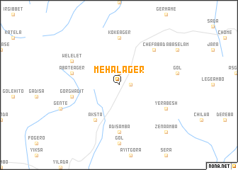 map of Mehal Āger