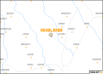 map of Mehal Āmba