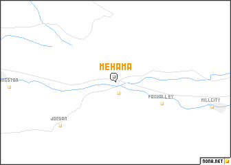 map of Mehama