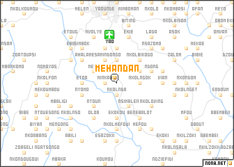 map of Méhandan