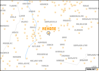 map of Mehane