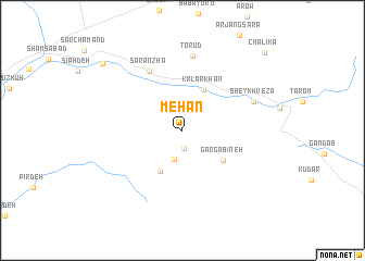 map of Mehan