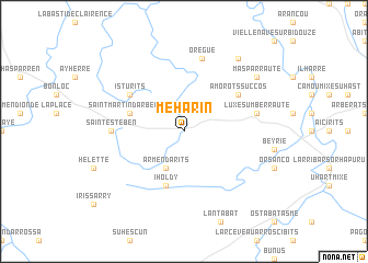 map of Méharin